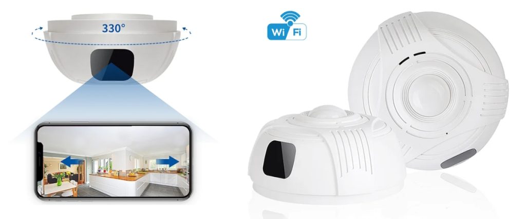 מצלמות נסתרות בגלאי עשן