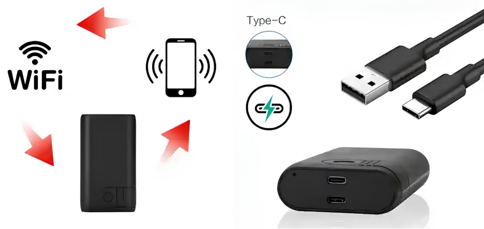 מכשיר האזנה והקלטה WIFI