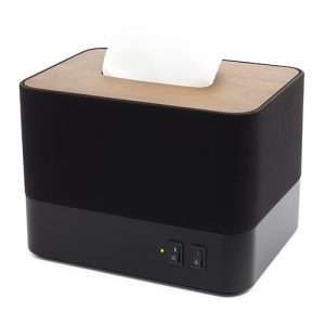 משבש מיקרופונים ומקליט קול בקופסת טישו