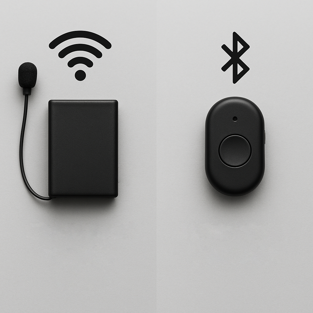 מכשיר האזנה הפועל באמצעות Wi-Fi ותקשורת אלחוטית