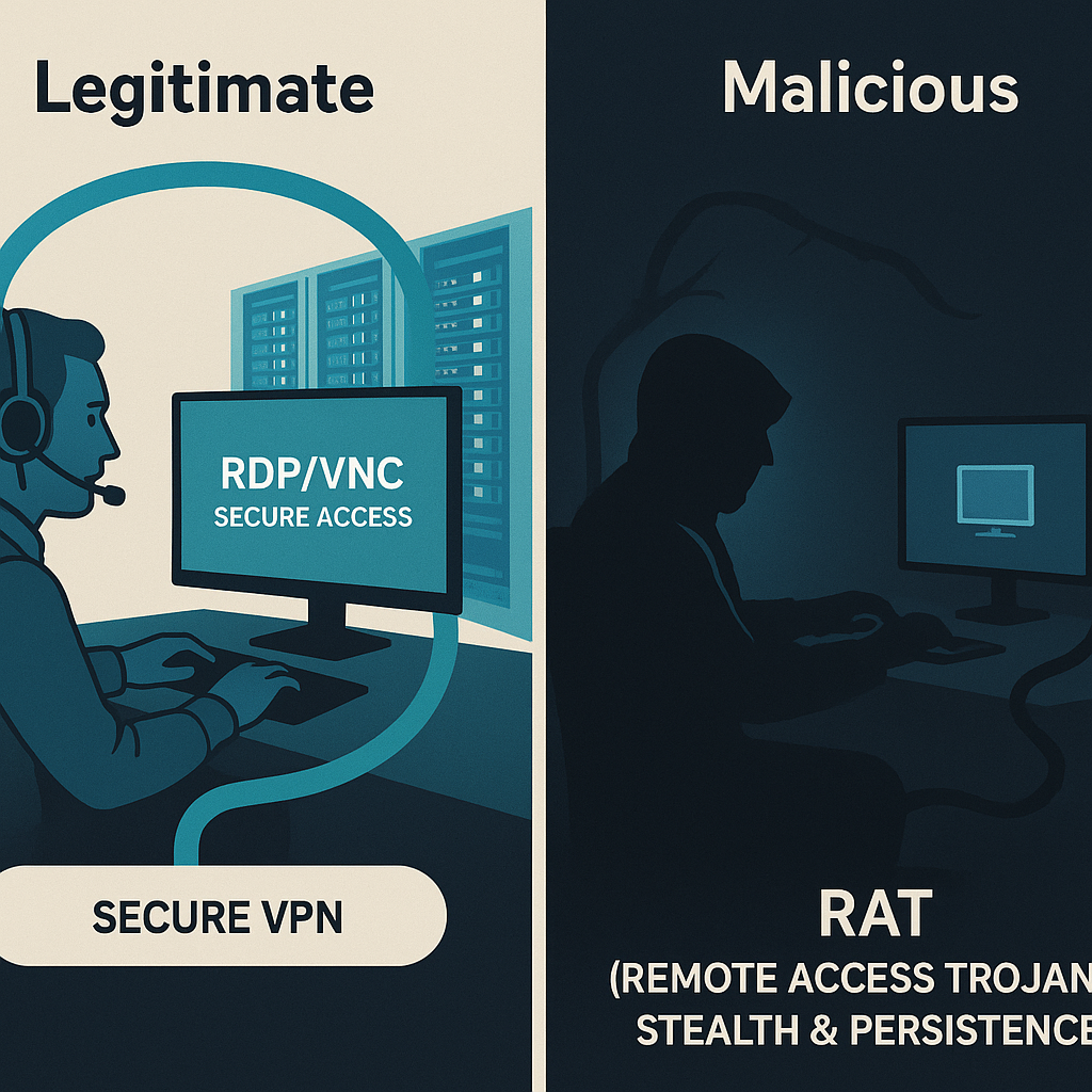 Remote Access: לגיטימי או מתקפה
