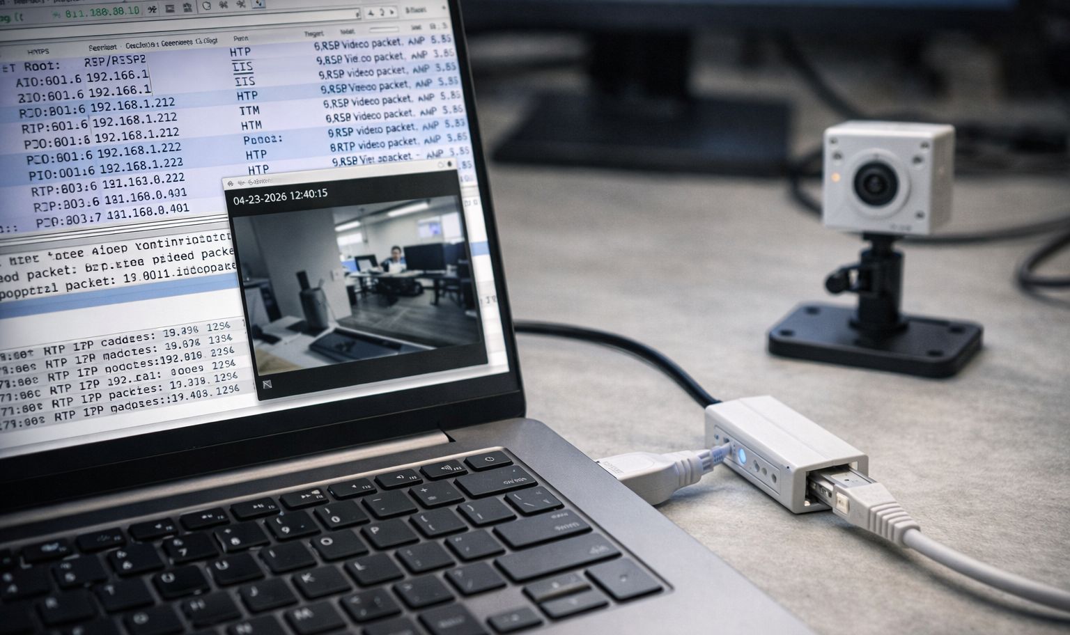 שימוש ברשתות TCP/IP להעברת וידאו בזמן אמת