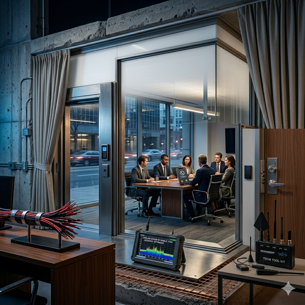 חדר אטום מוגן מפני רעשים