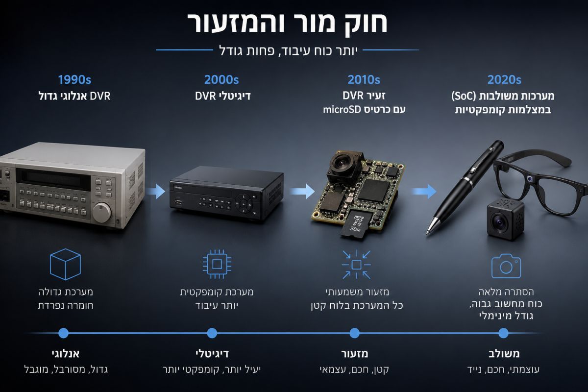 מזעור מצלמות נסתרות