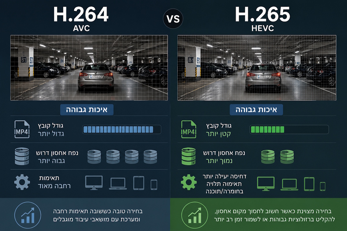 שימוש בקודקים שונים