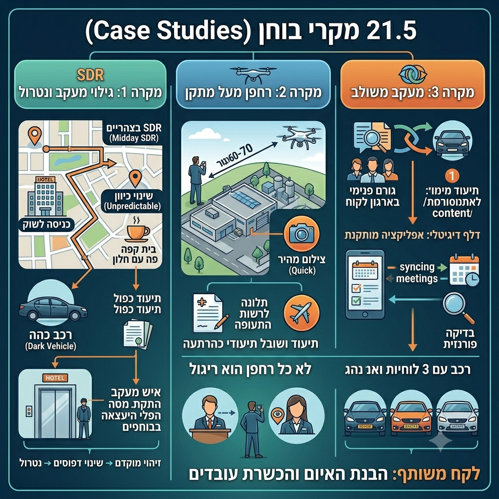 מקרי בוחן למעקב סמוי